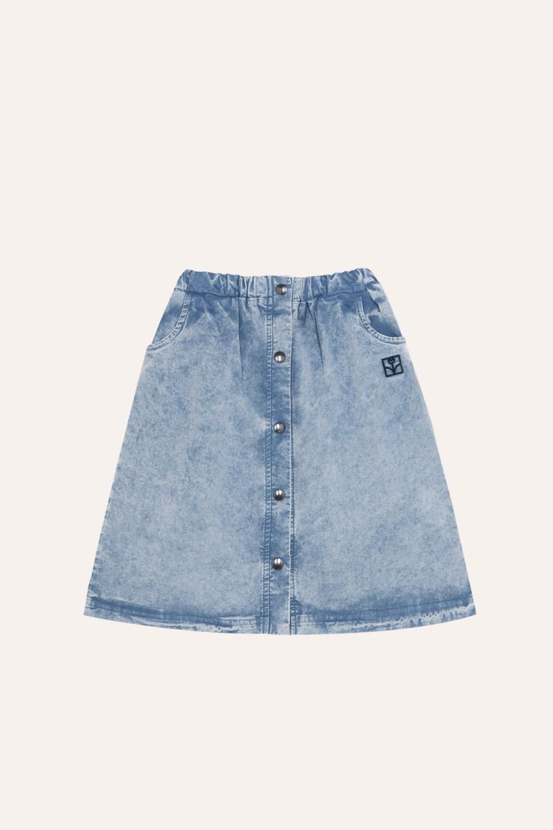 Light Blue Denim Skirt