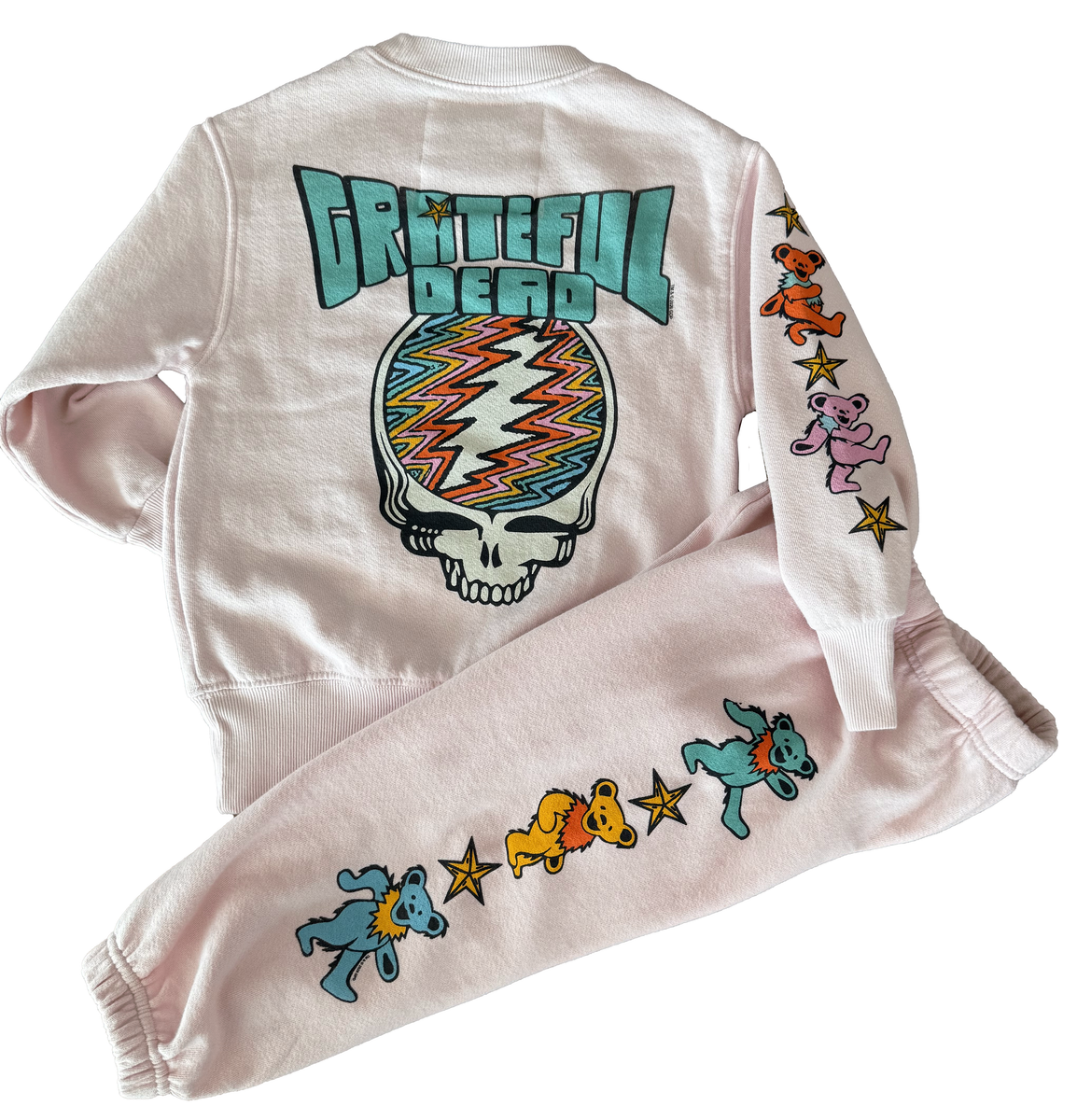 Grateful Dead Cosmic Bears Pink Sweatpants