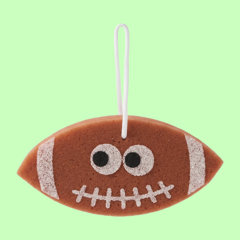 Squishy Bath Sponge Football, Christmas Stocking Stuffer