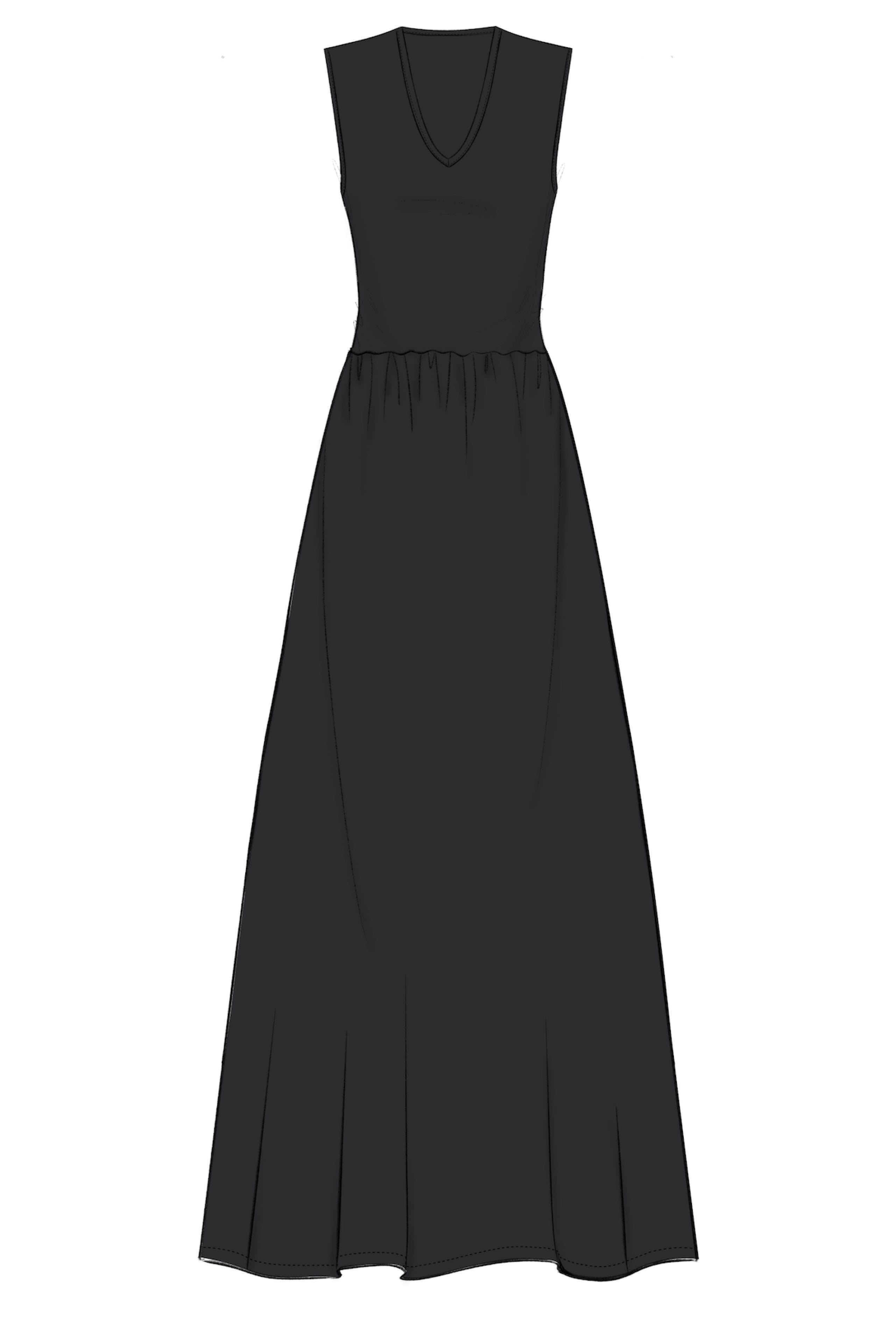 The V-Neck RSVP in Black