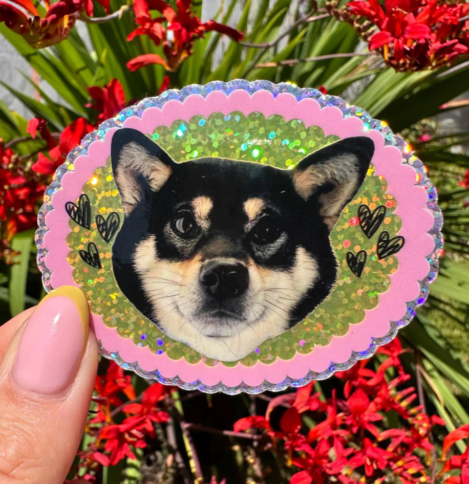 Juno Glitter Vinyl Sticker