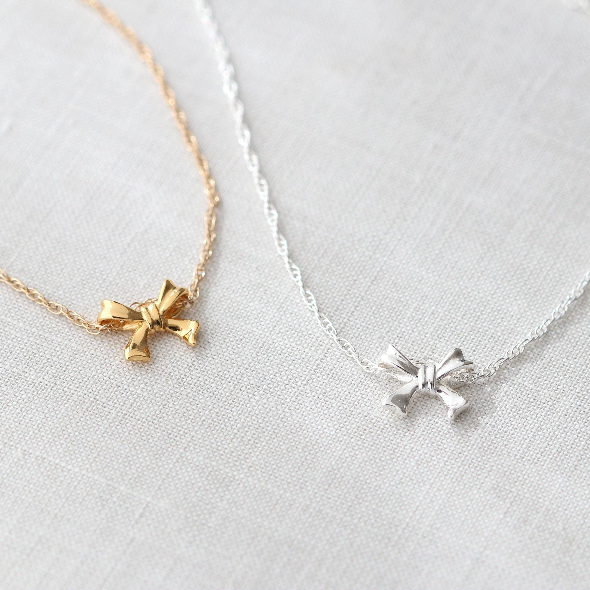 Bow Charm Necklace