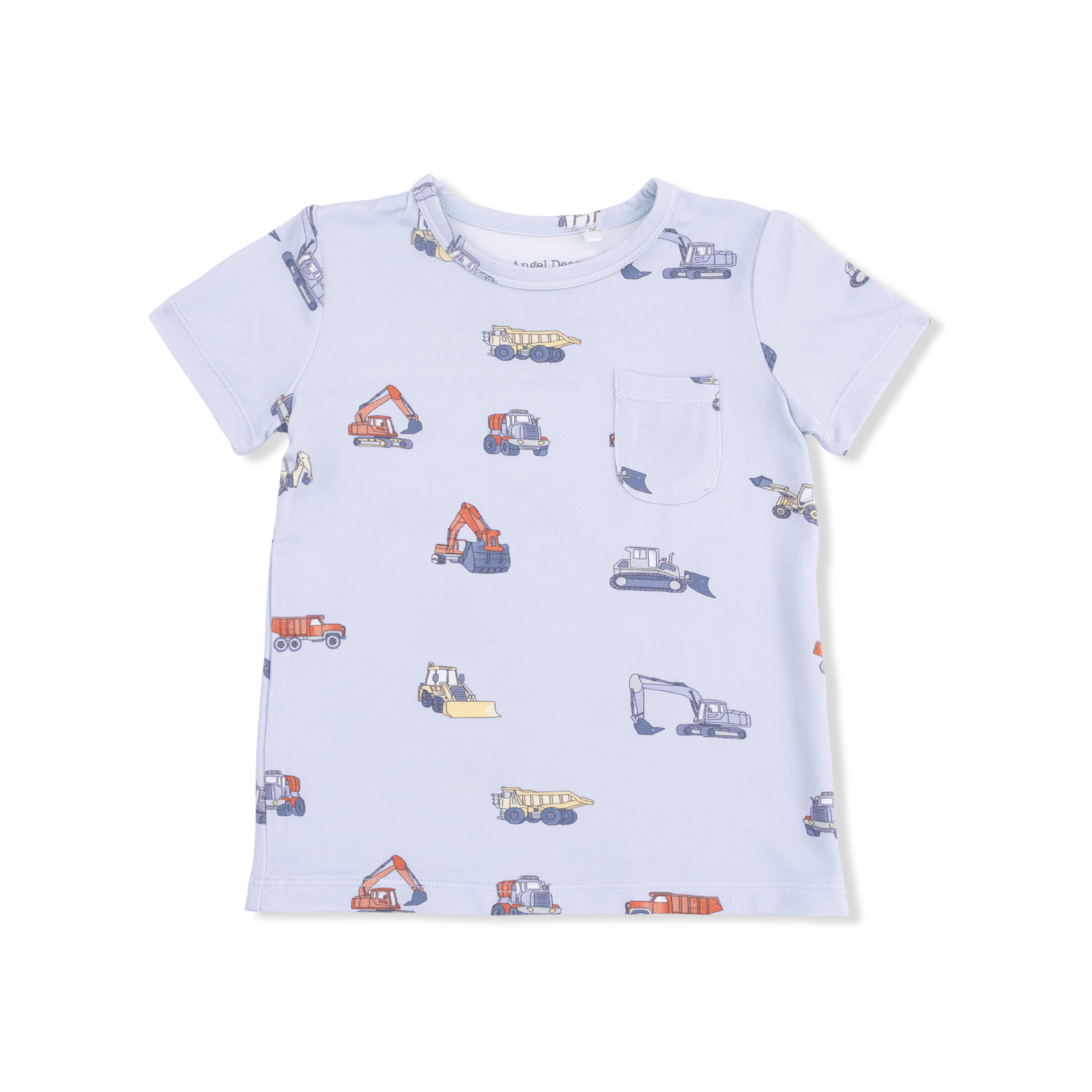 Construction Vehicles Crew Neck Tee w/ Casual Shorts