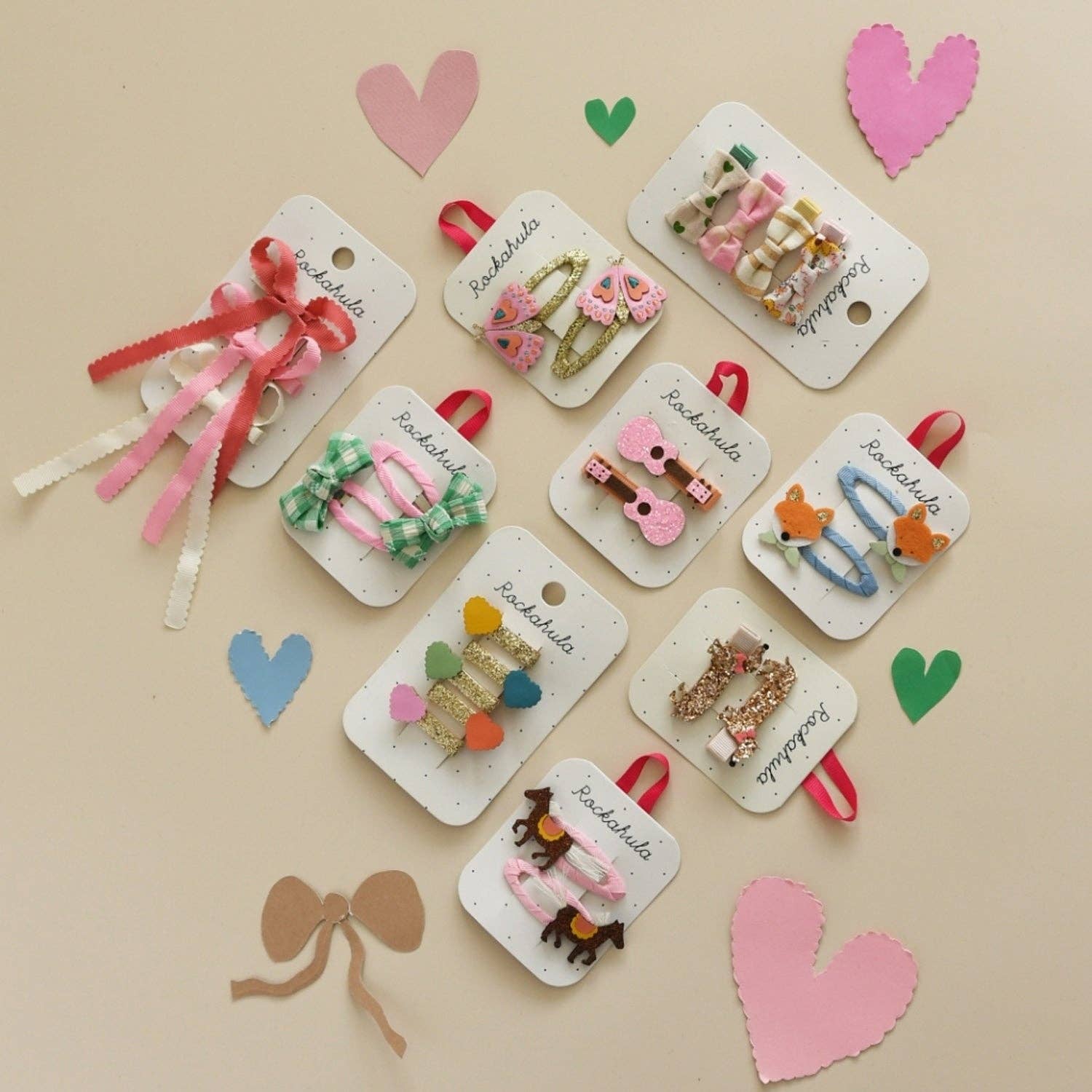 Bright-wing Butterfly Clips