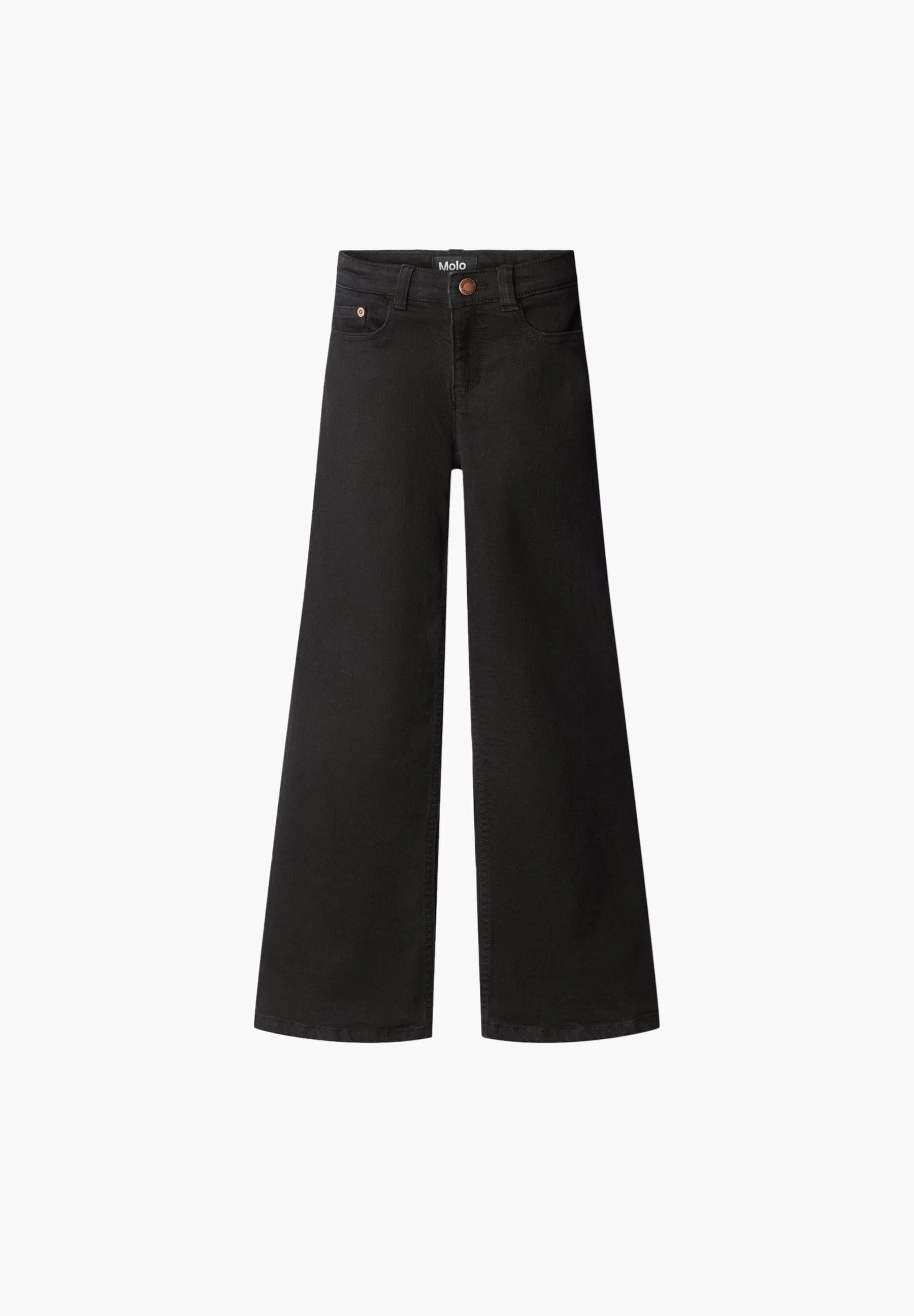 Molo Asta Worn Denim Pants - Black