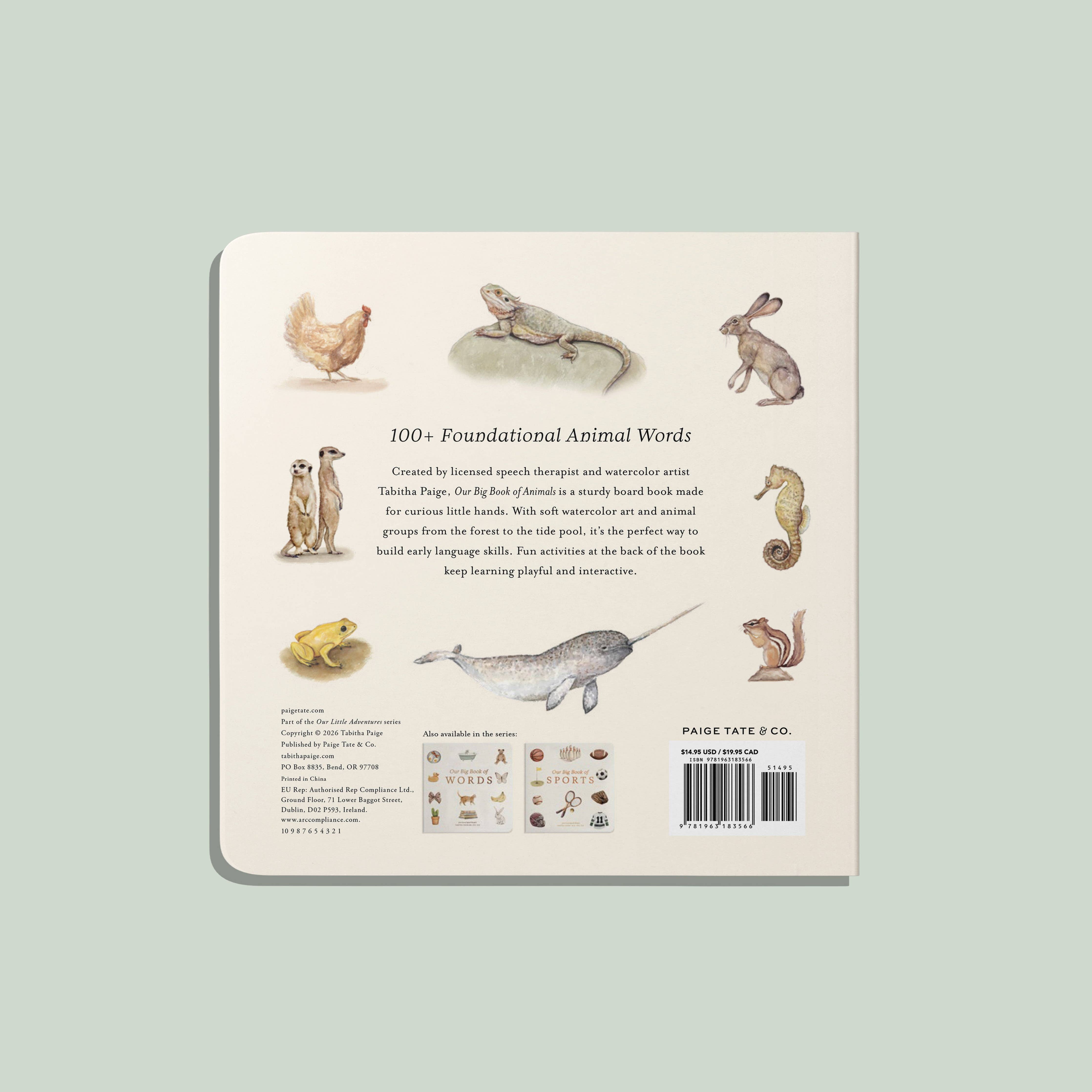 Our Big Book of Animals (Board Book)