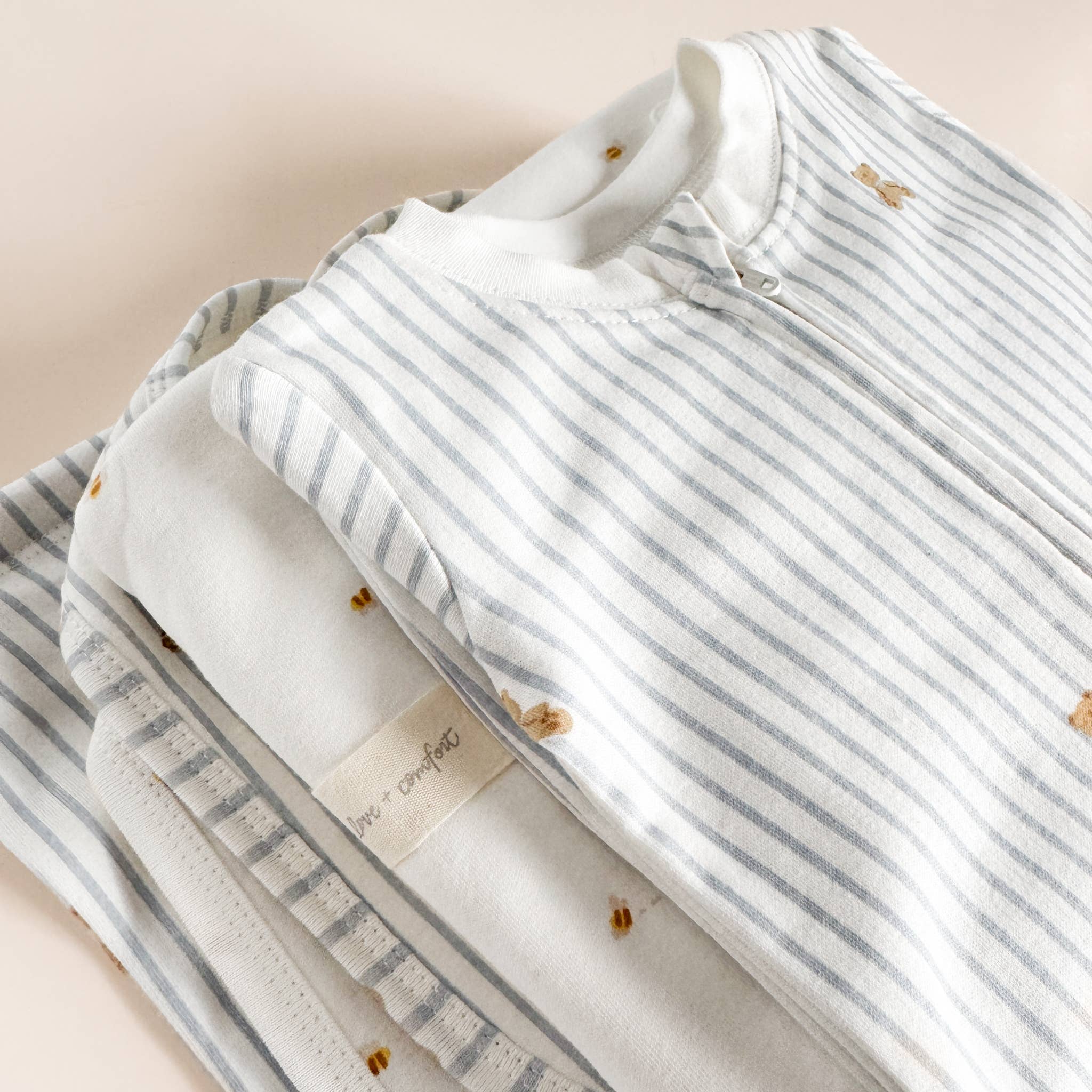 Organic Cotton Layette Bear Bee Welcome Gift