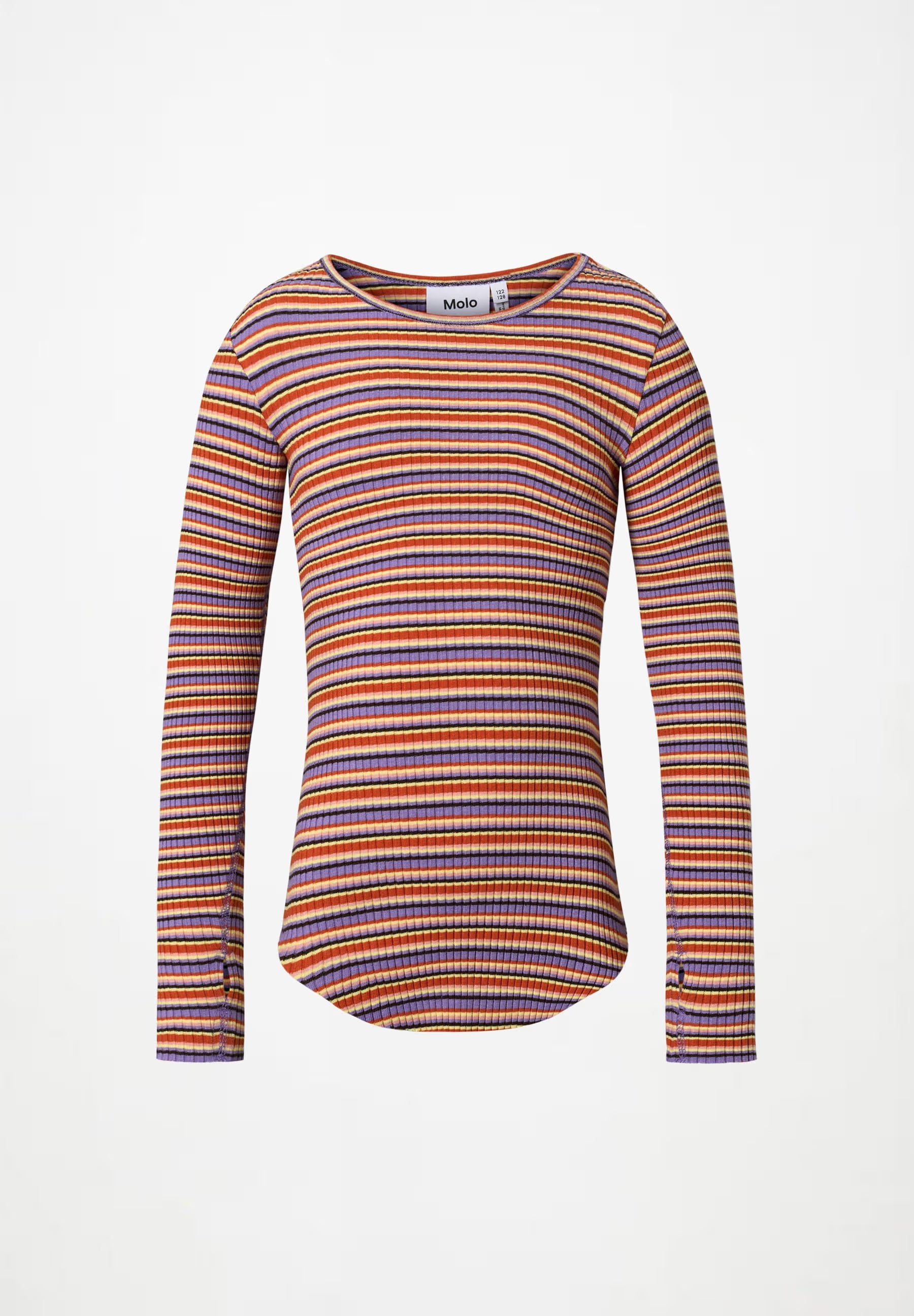 Rochelle Top - Purple Flame Stripe
