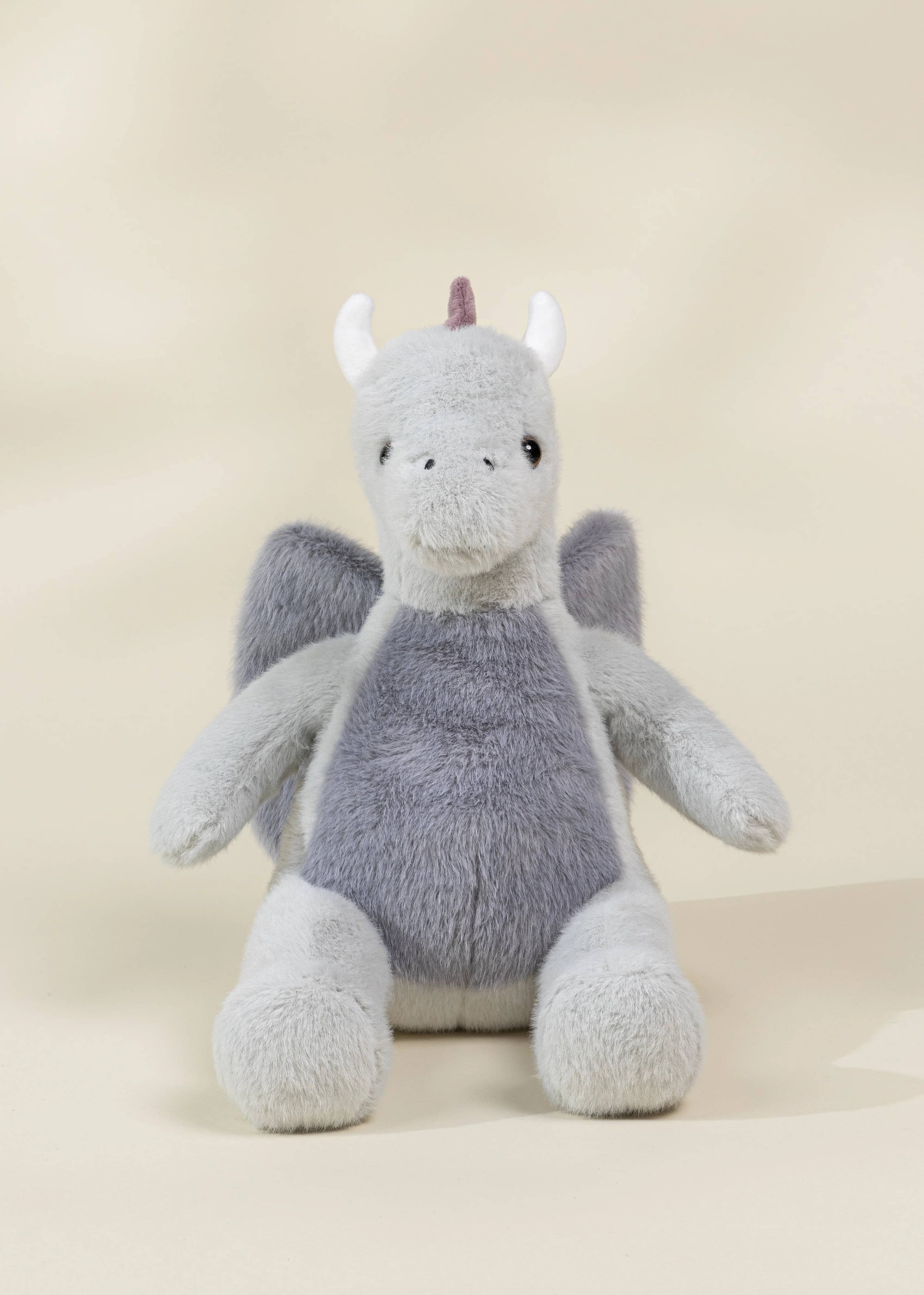 Dino Plush Toy - Grey Dragon