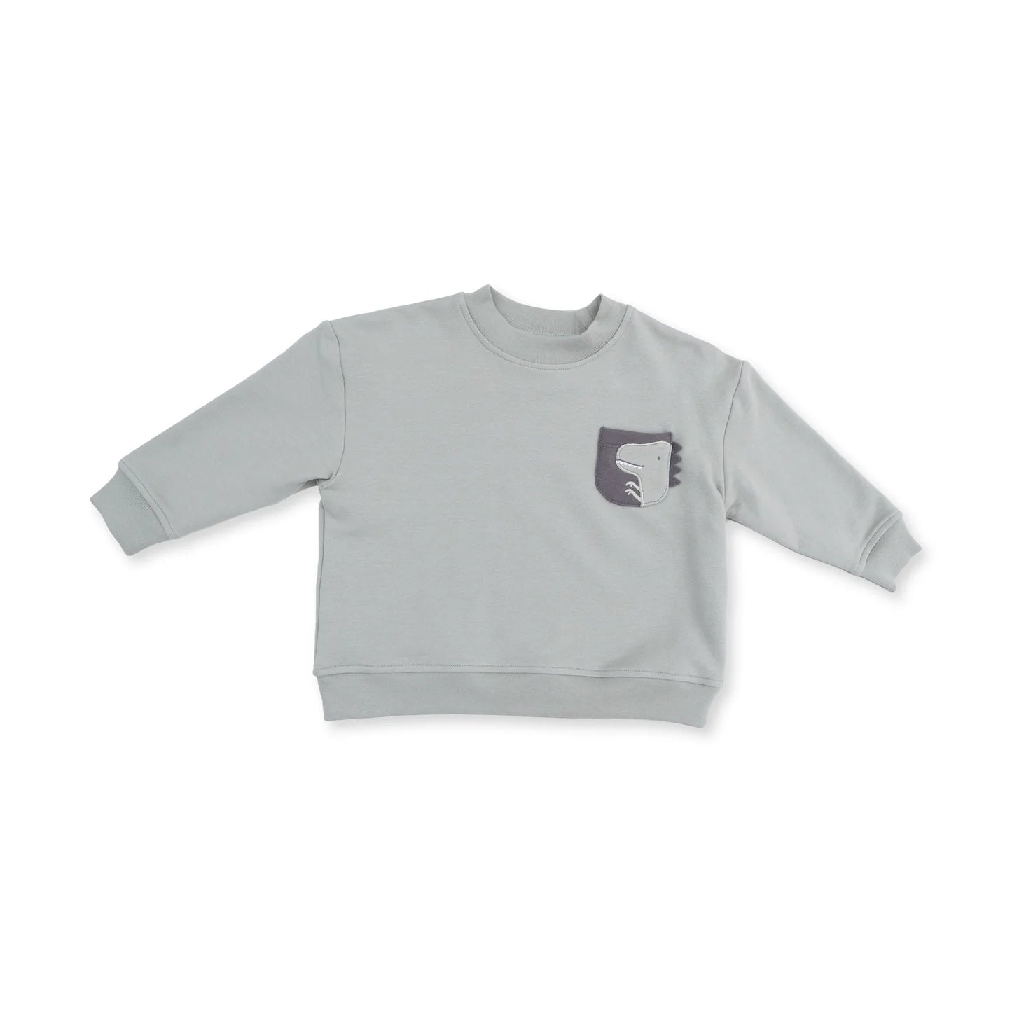 Dino French Terry Drop Sleeve Sweatshirt