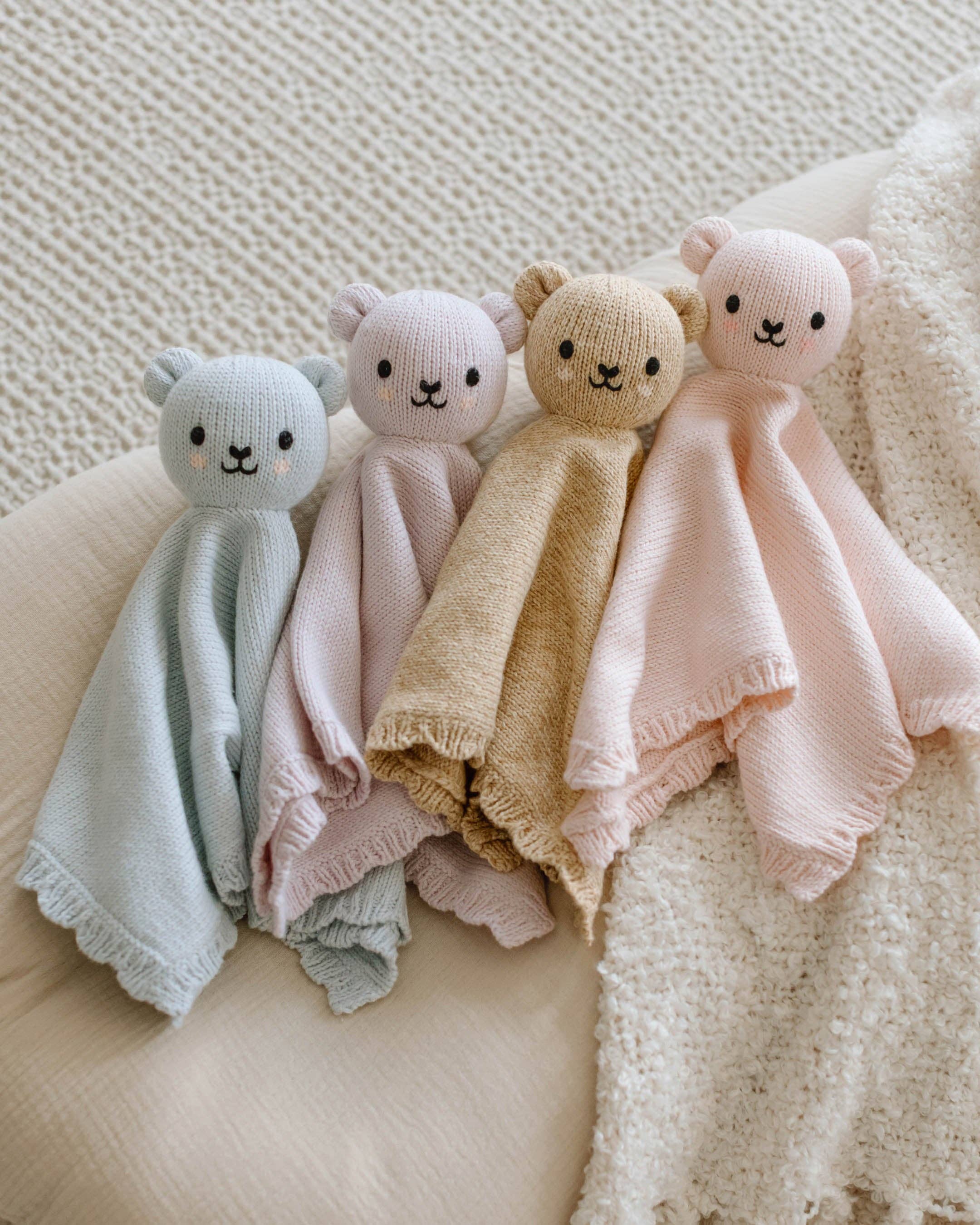 Cuddle + Kind Baby Bear Lovey (baby blue)