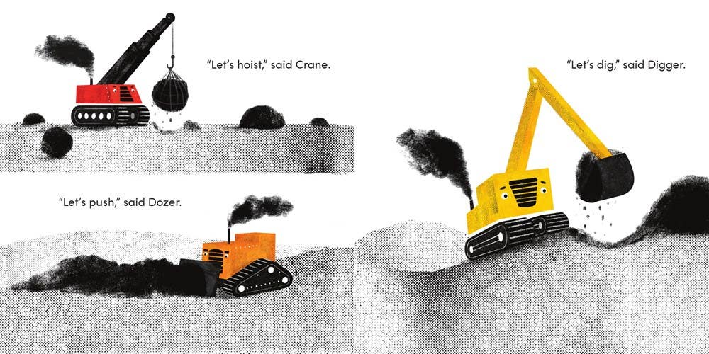 Digger And The Flower Board Book, The: Joseph Kuefler