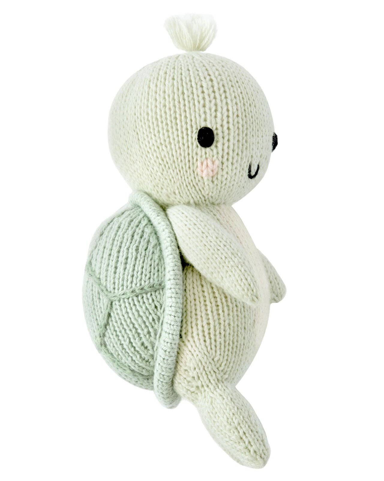 Cuddle + Kind Baby Sea Turtle (kelp green)
