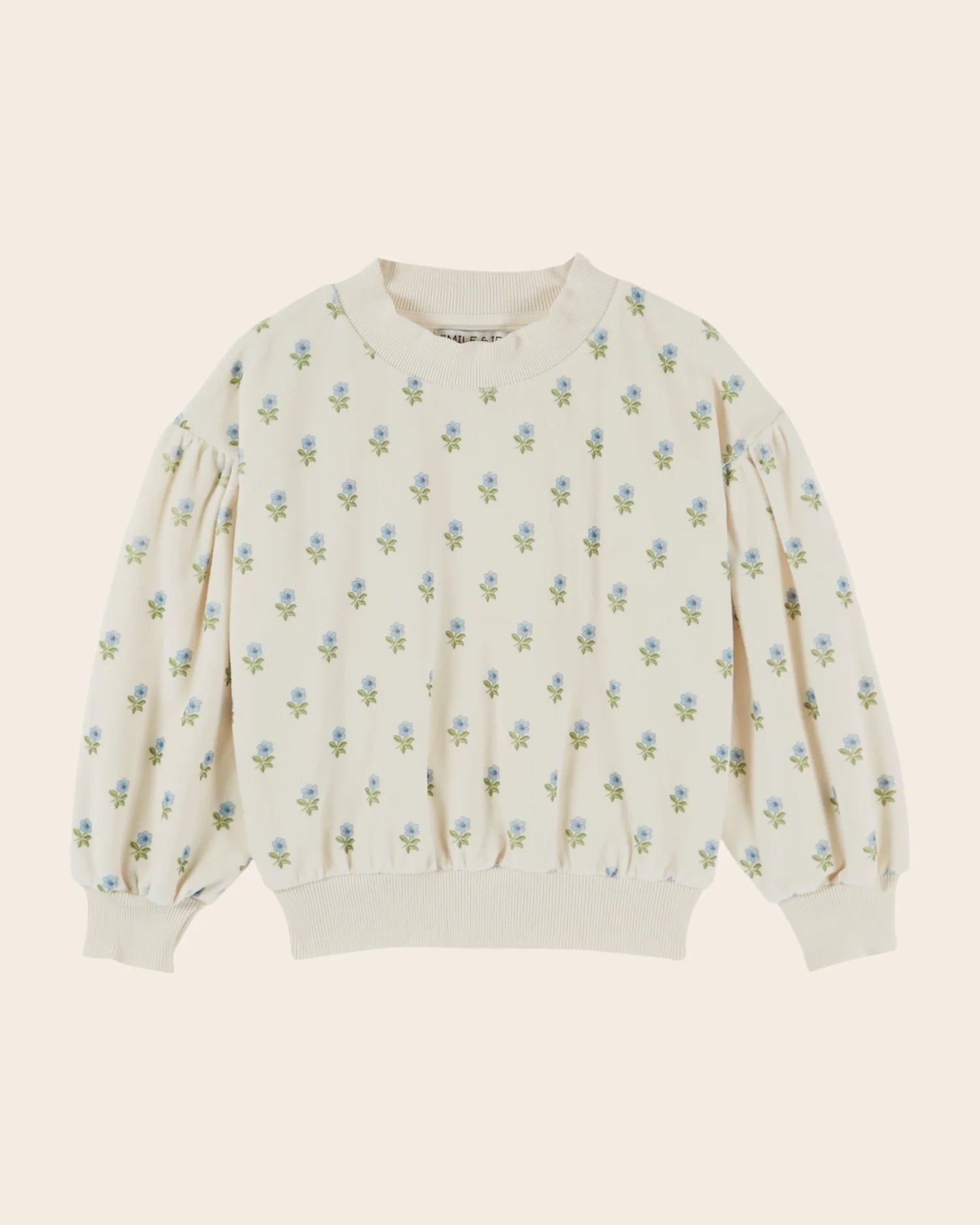 Velour Sweatshirt - Scarlet