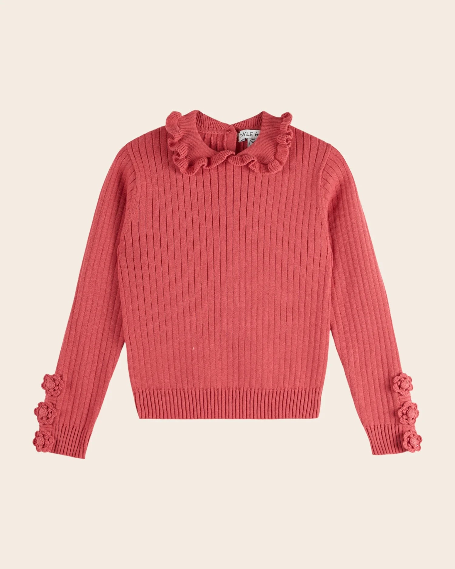 Cotton Sweater - Framboise