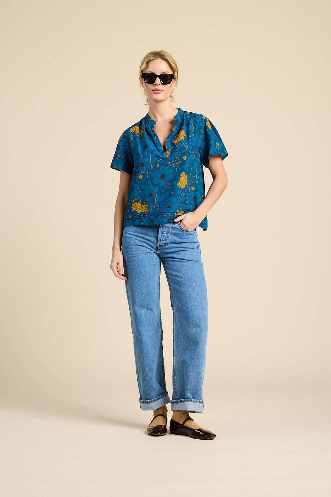 Alana Blouse Stella Flora