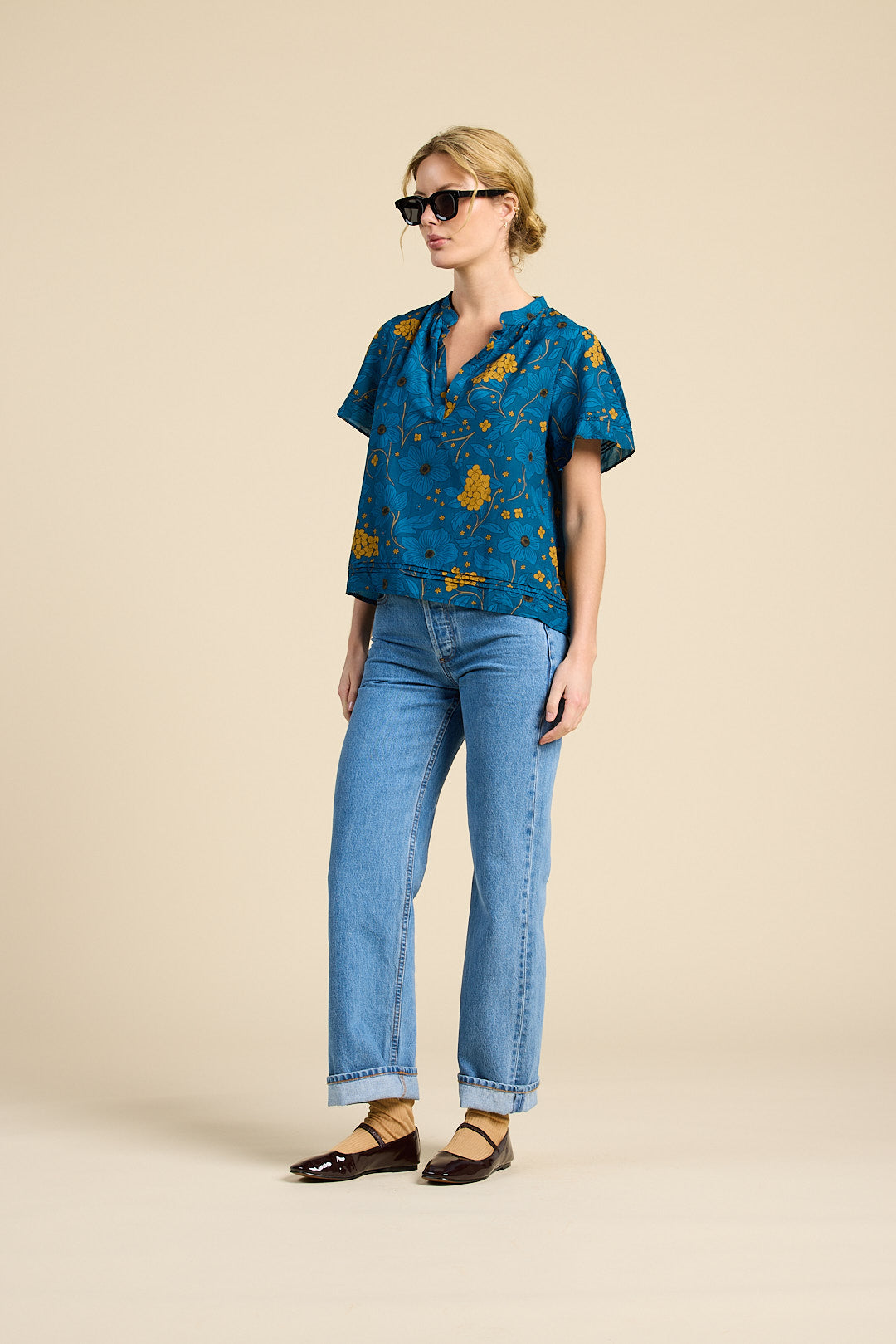 Alana Blouse Stella Flora