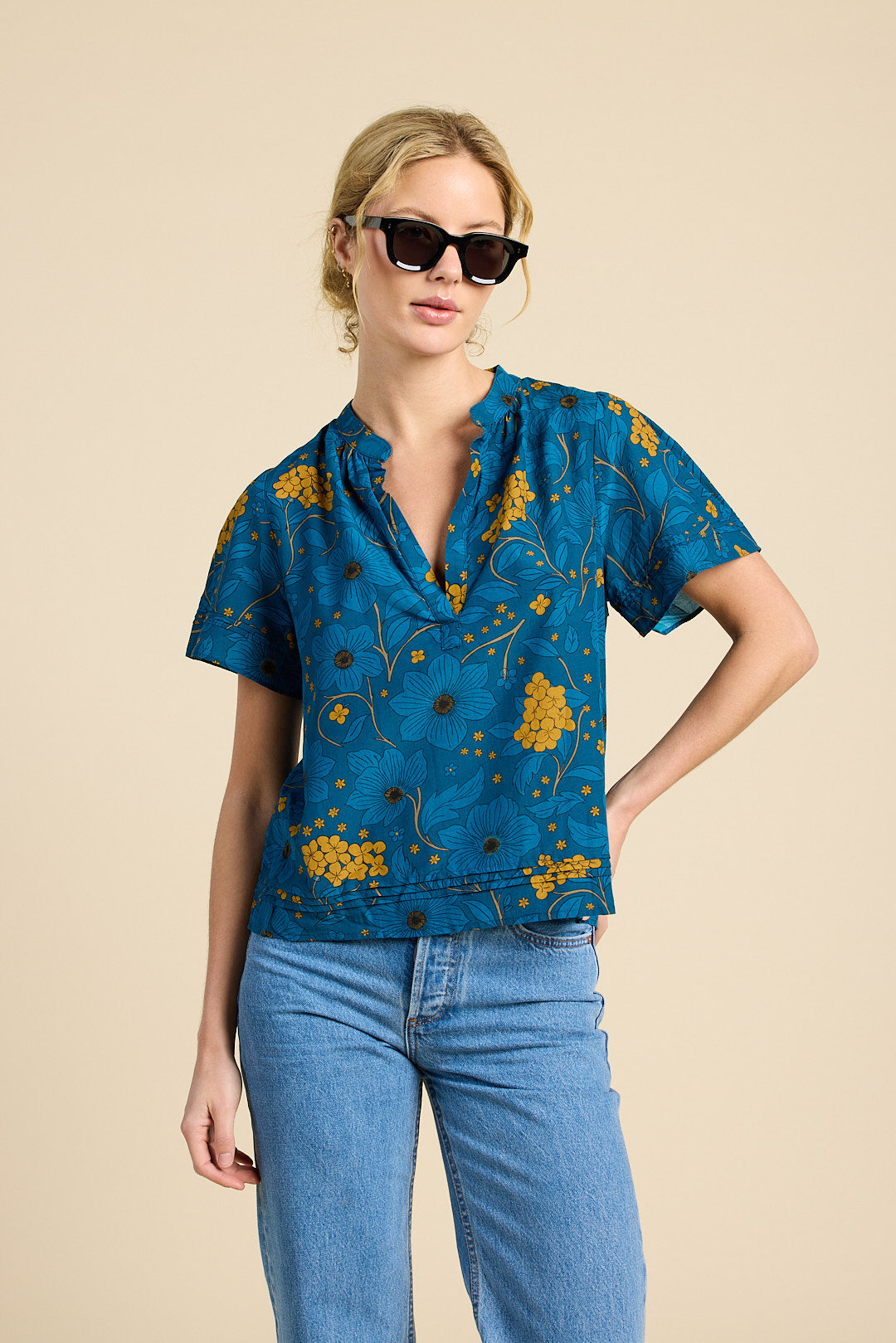 Alana Blouse Stella Flora
