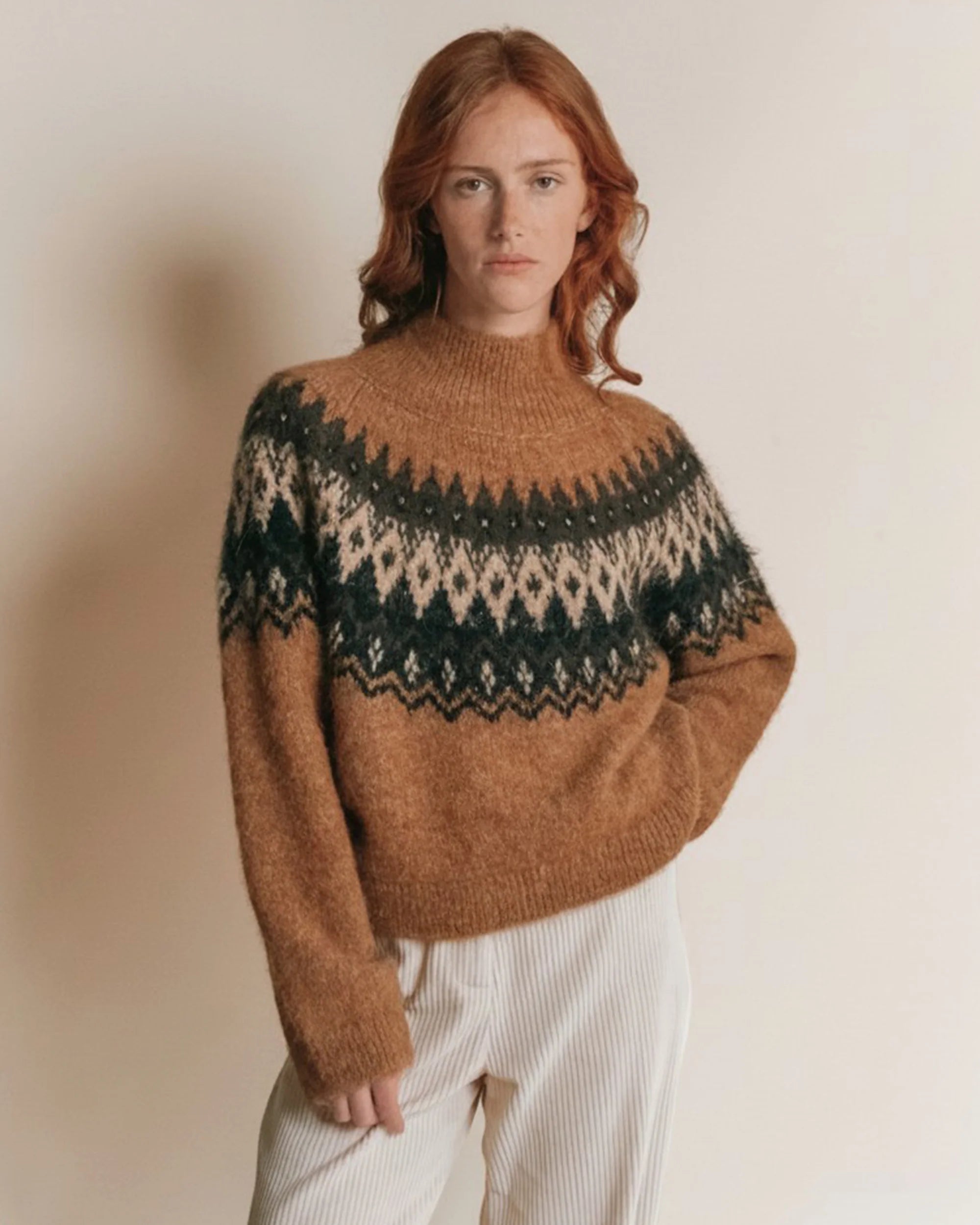 Women’s Col Montant Sweater