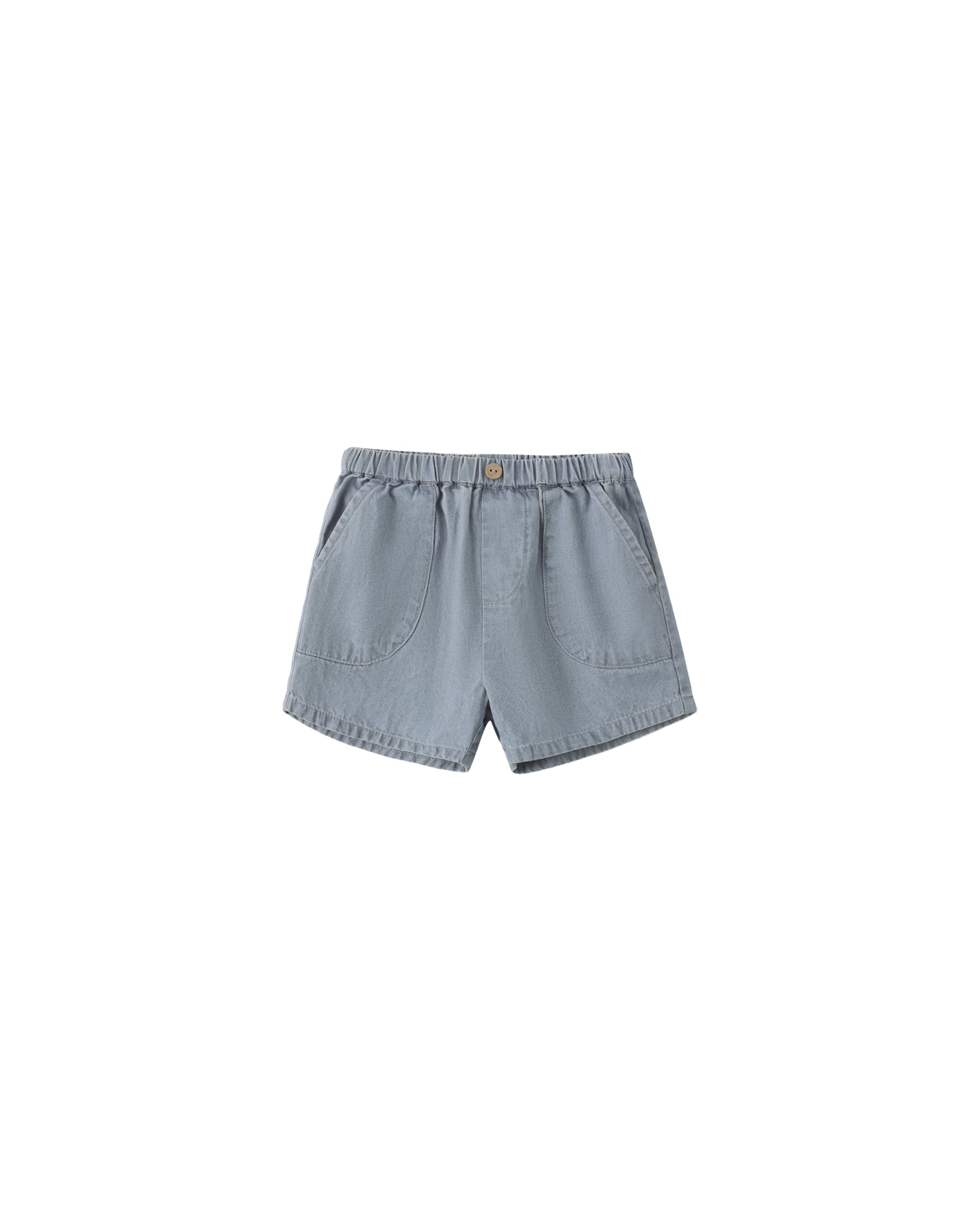 Utility Short- Chambray