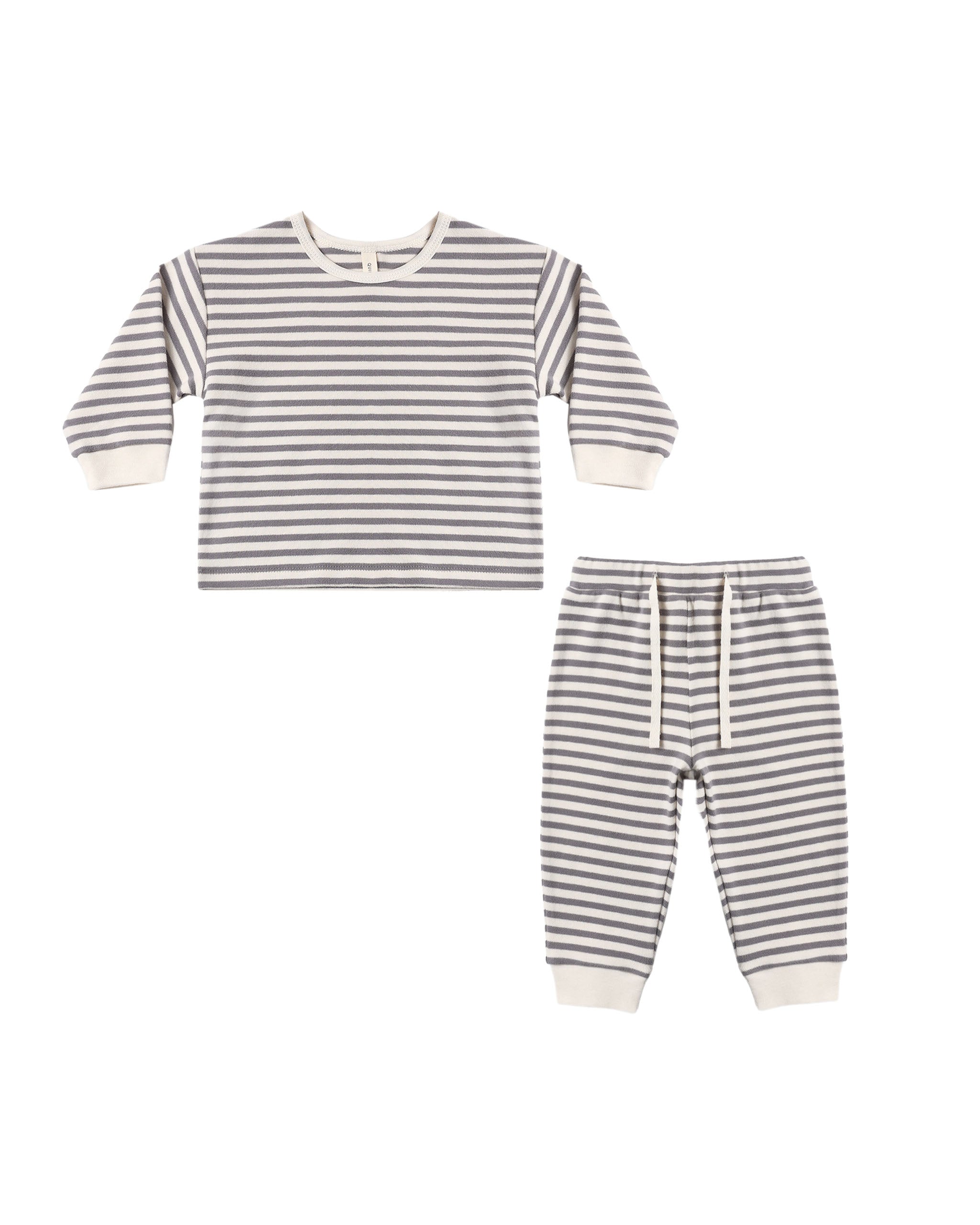 Cozy Set- Striped Slate