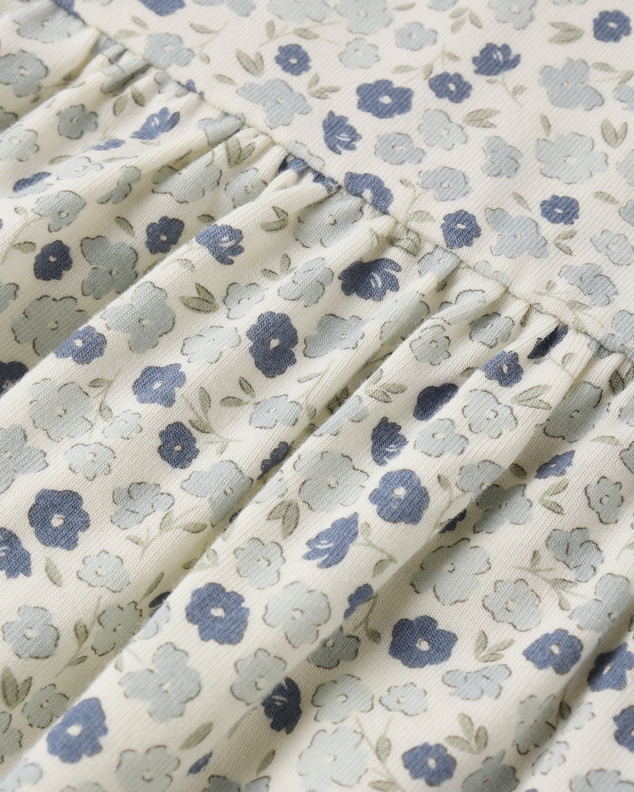 Baby Doll Dress - Blue Ditsy