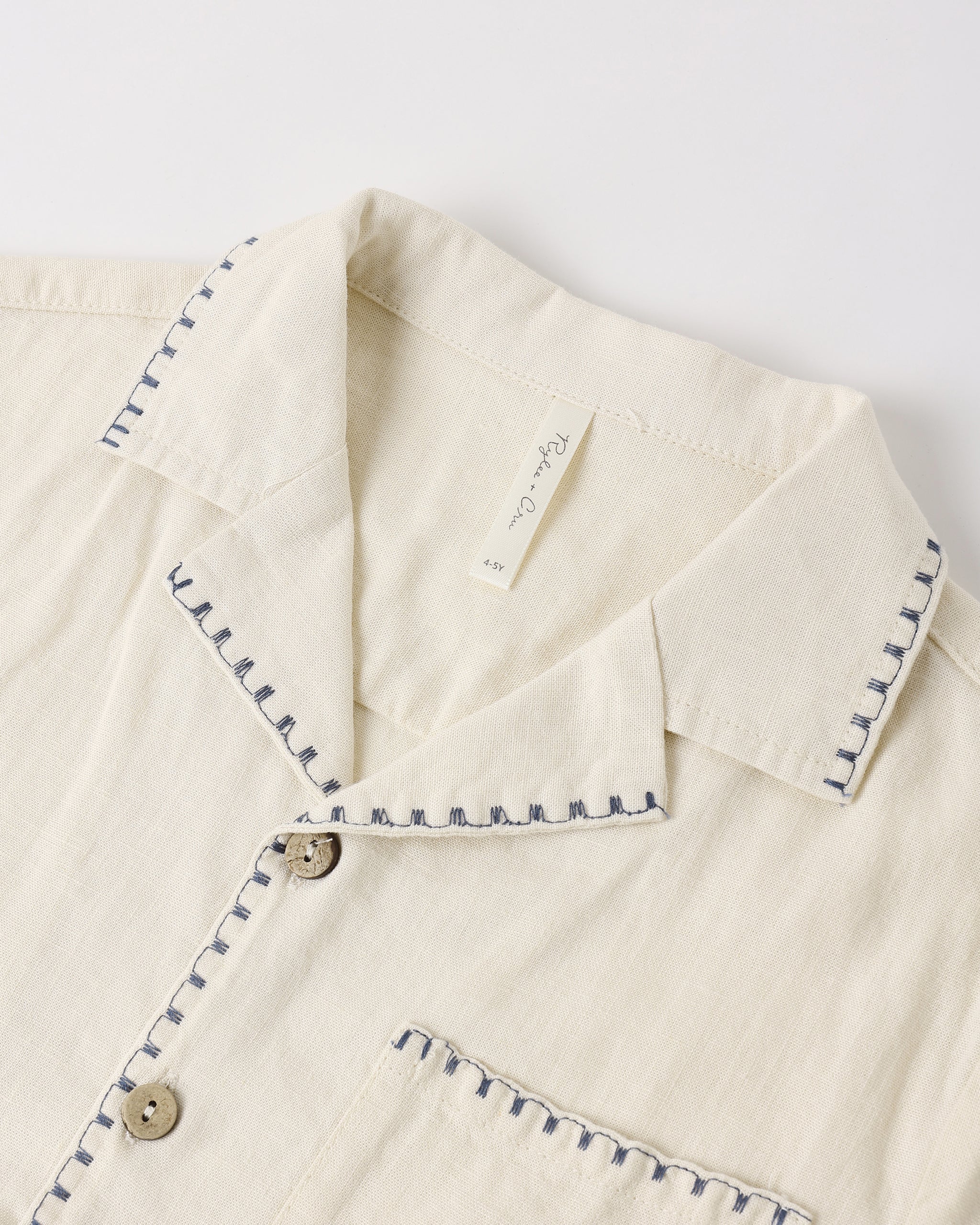 Lapel Collar Shirt - Sailor