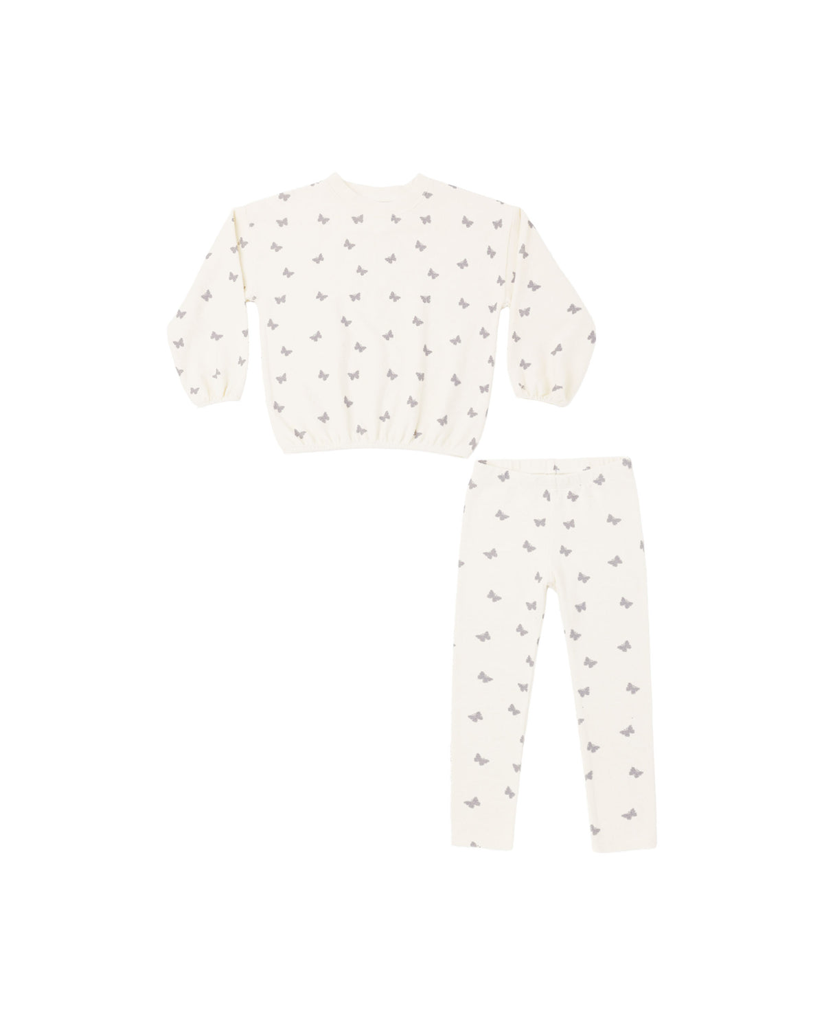 Spongey Knit Set - Butterfly Ditsy