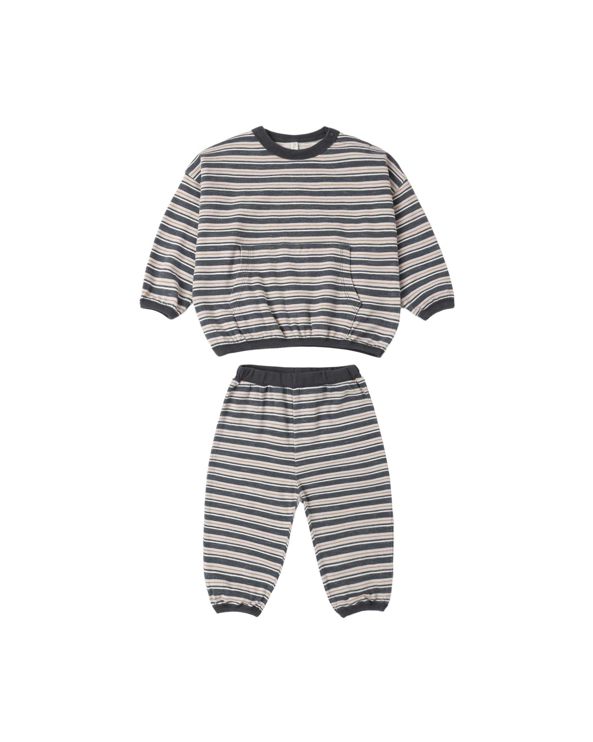 Relaxed Set- Blue Stripe