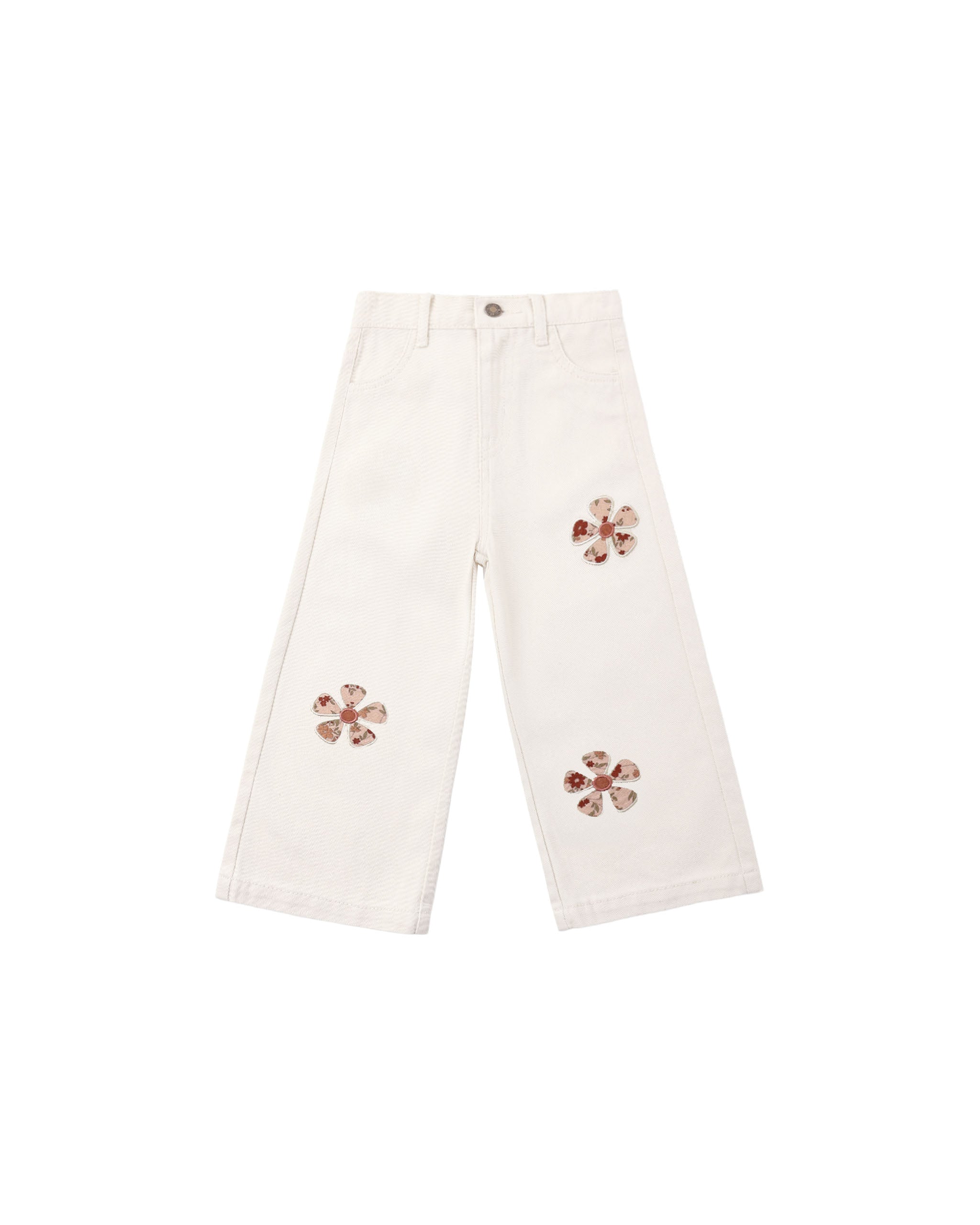 Straight Leg Pant Daisy Patch