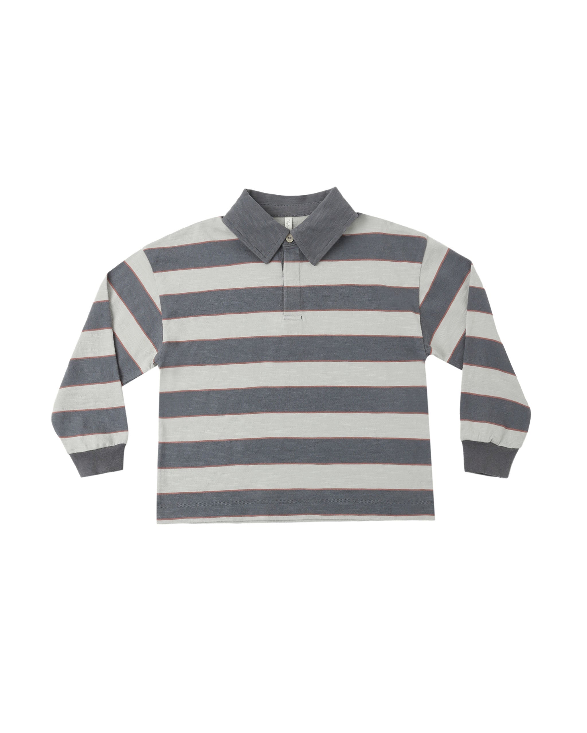Rugby Polo- Sage Stripe