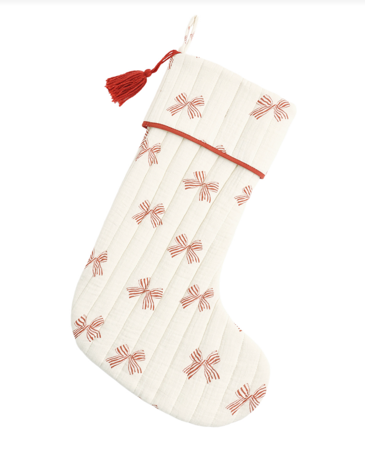Christmas Stocking Peppermint Bows
