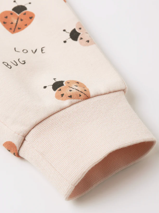 Quincy Mae Relaxed Sweatshirt and Sweatpant Set Love Bug