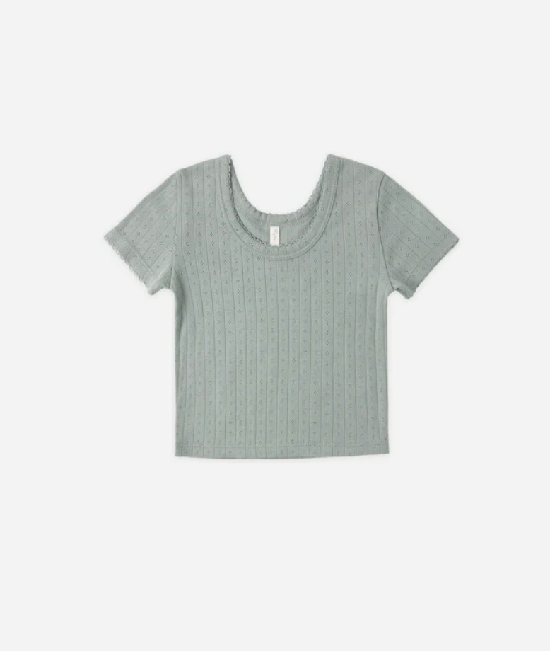 Pointelle Tee