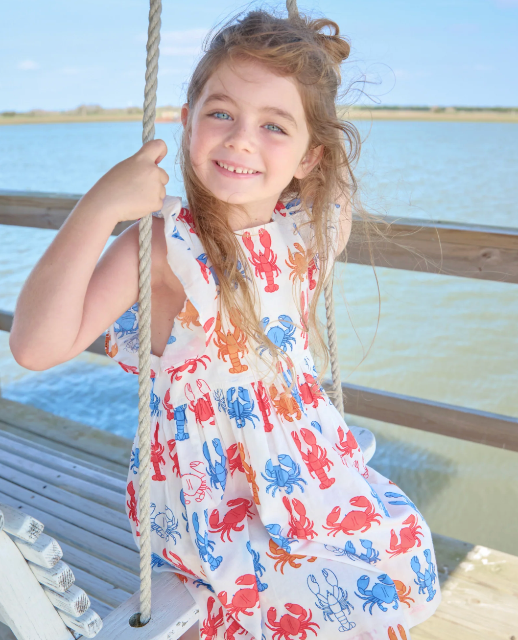 Elsie Dress - Lobsters and Crabs