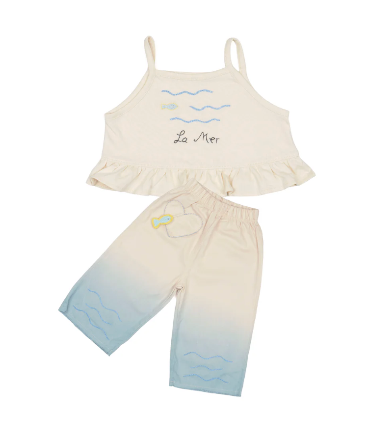 Wide Leg Pant Set