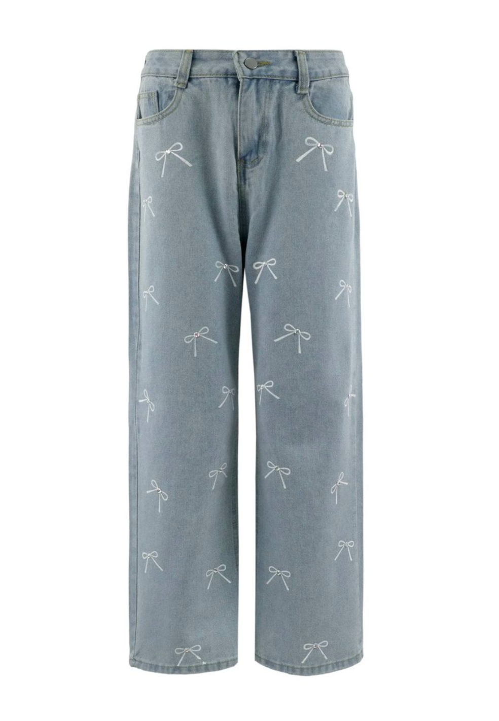 Crystal Bow Jeans