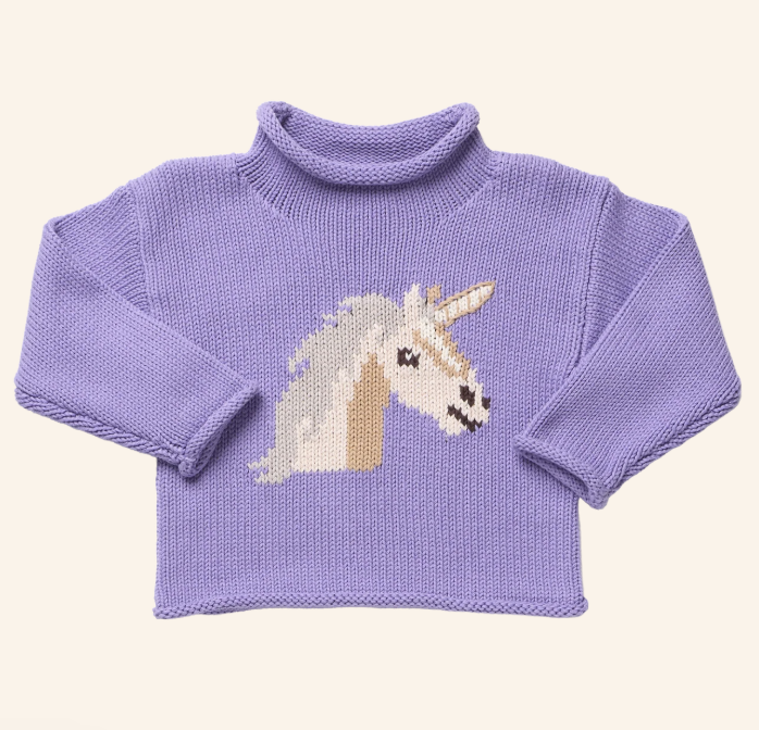 Classic Sweater - Purple Unicorn