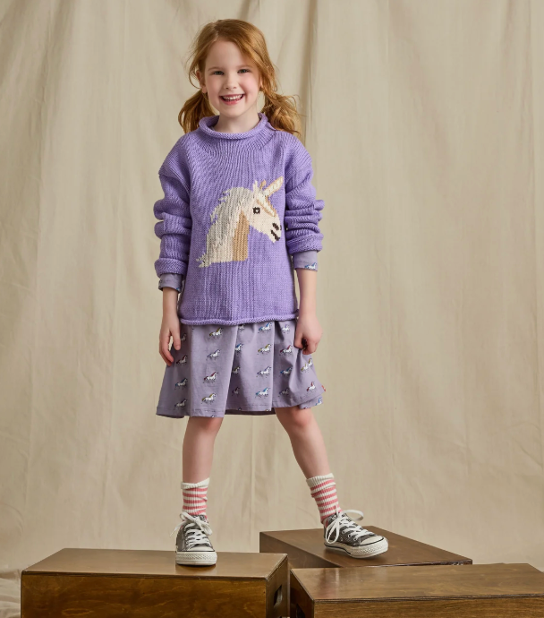 Classic Sweater - Purple Unicorn