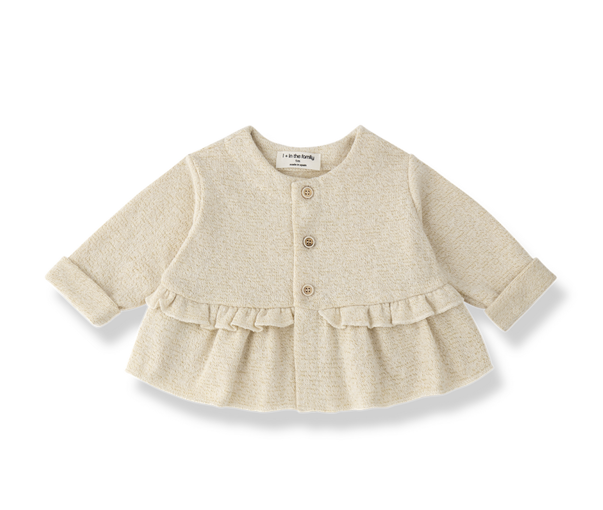 Dinan Girly Cardigan - Ecru