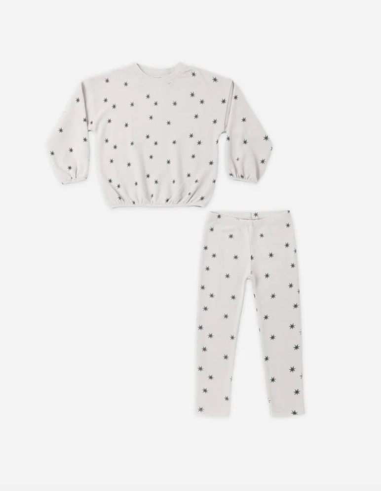 Spongey Knit Set - Stars