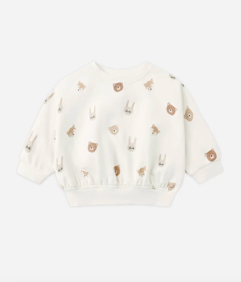 Relaxed Fleece Sweatshirt- Critters
