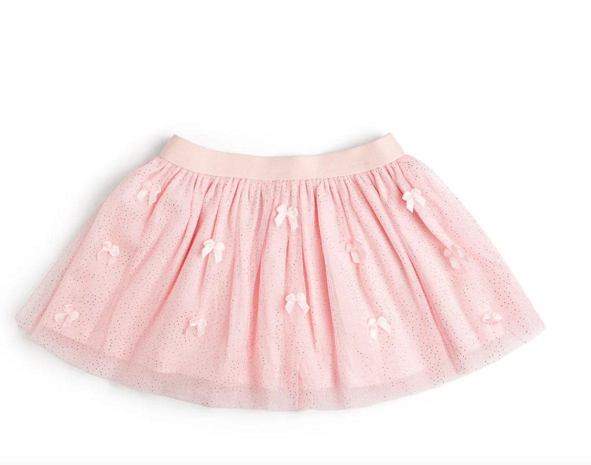 Blush Bows Tutu Skirt