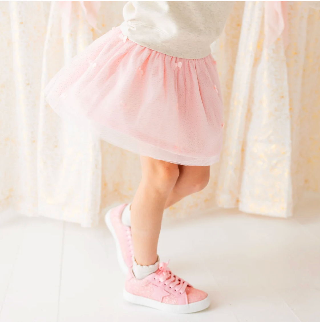 Blush Bows Tutu Skirt