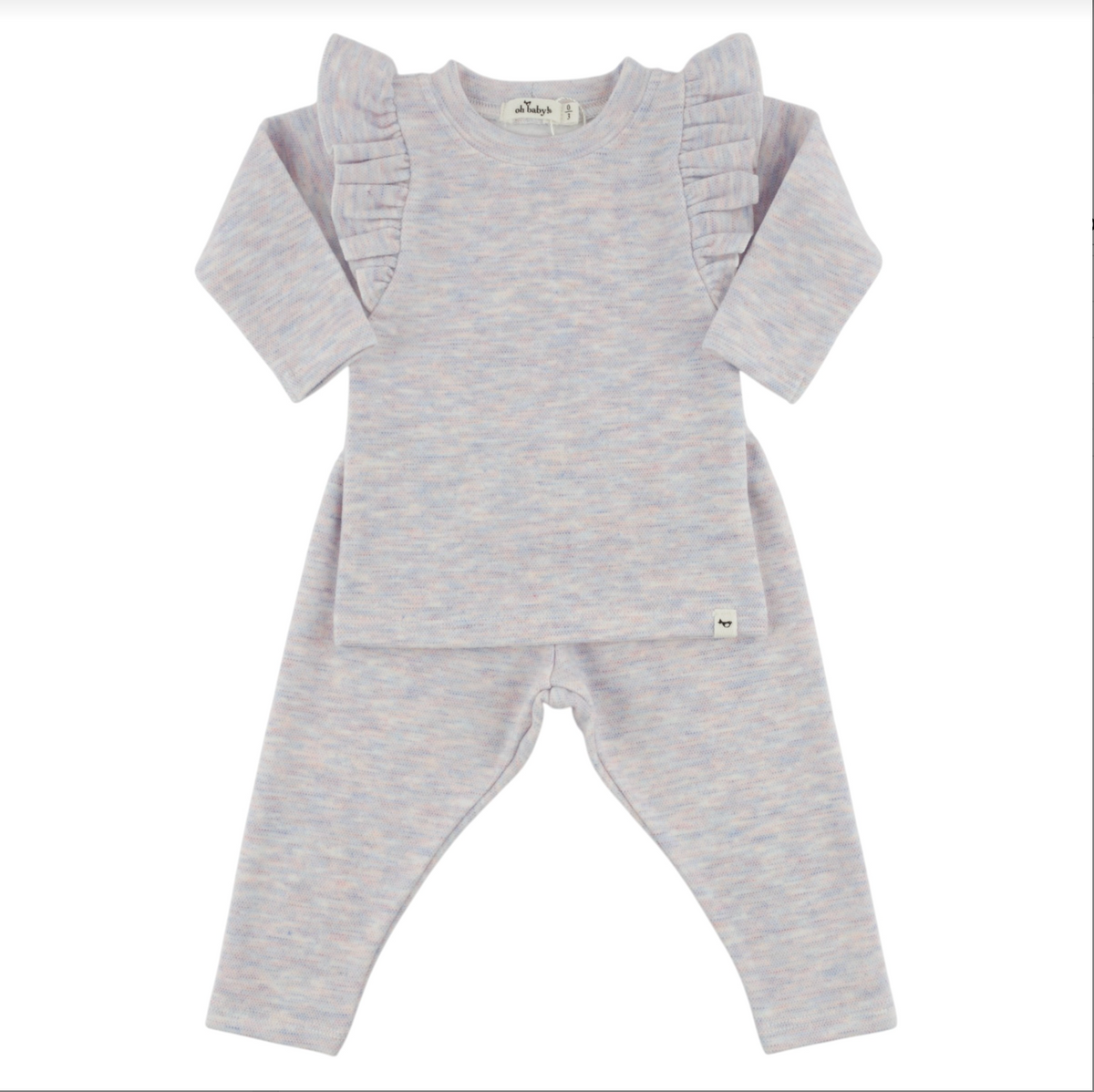 Honeycomb Millie Two Piece Set - Lilac Rose
