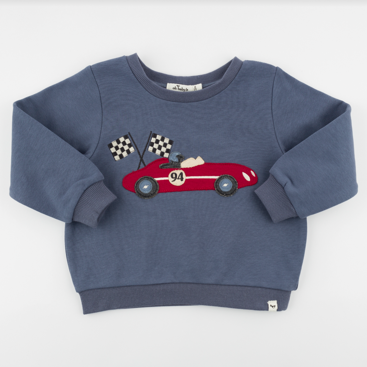 Race Car w/ Flag Brooklyn Boxy