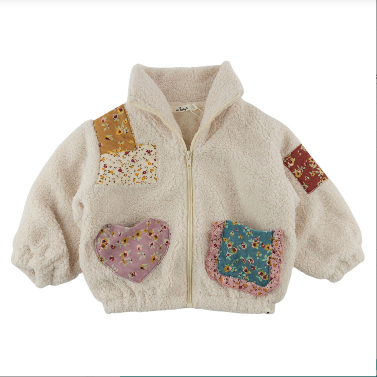 Harvest Bloom Sherpa Patchwork Tahoe Jacket