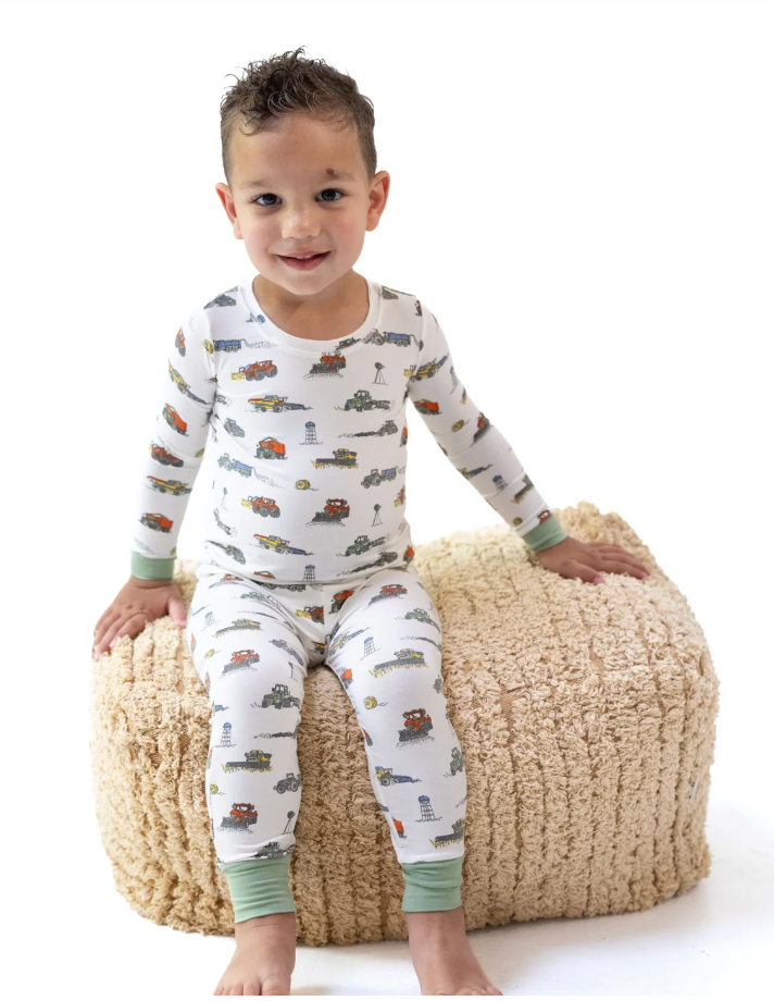 Farm Machines - Long Sleeve Loungewear Set