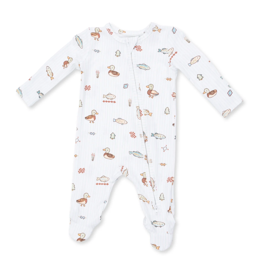 Lake Cuties - 2 Way Zipper Footie