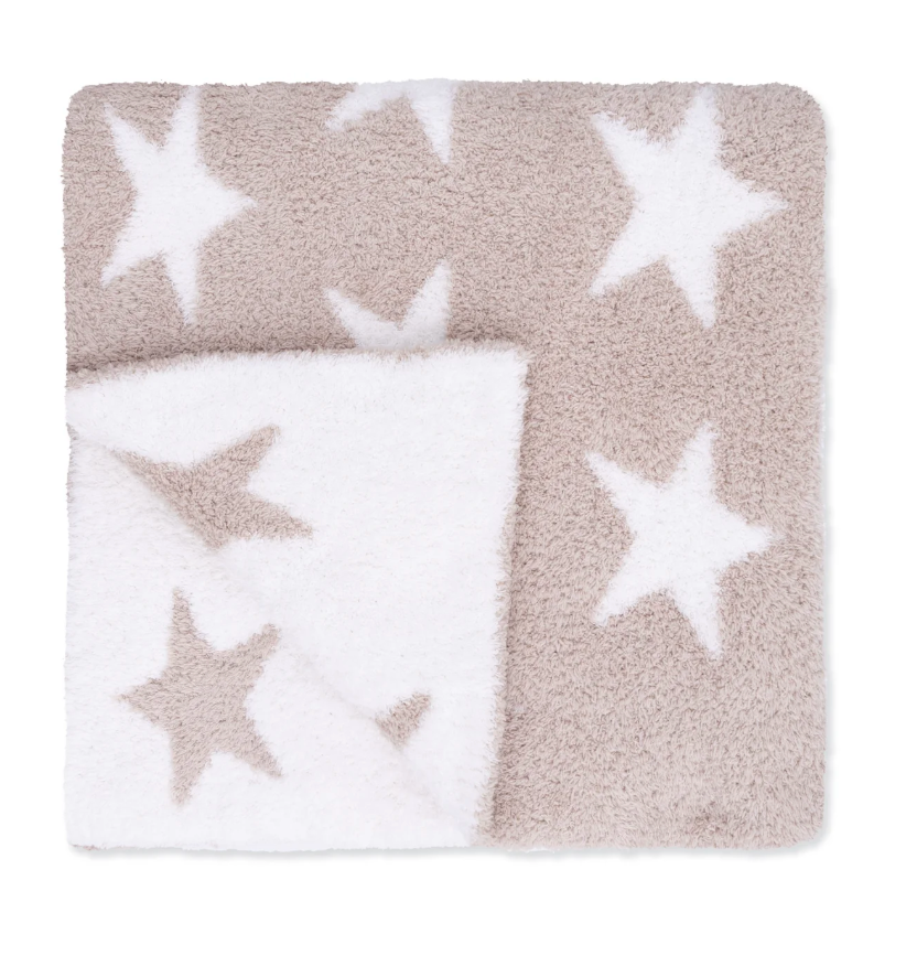 Chenille - Natural Star Blanket